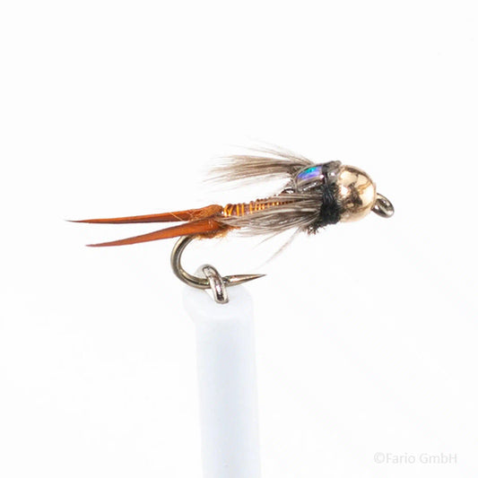 Copper John Goldkopf Nymphe barbless Kupfer